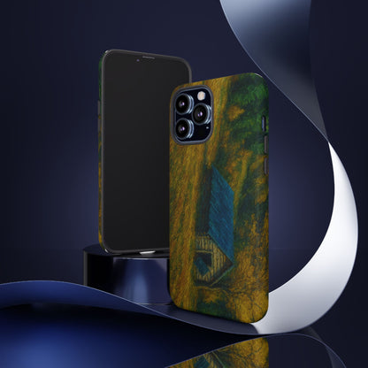 Artistic Phone Case by Tough Cases, Nature-Inspired Phone Protection, Unique Gift for Nature Lovers, Stylish Accessory, Fall Aesthetic - TRV
