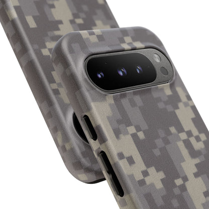 Rugged digital camouflage phone case by Printify, durable protective cover with tough digital camo design for smartphones.