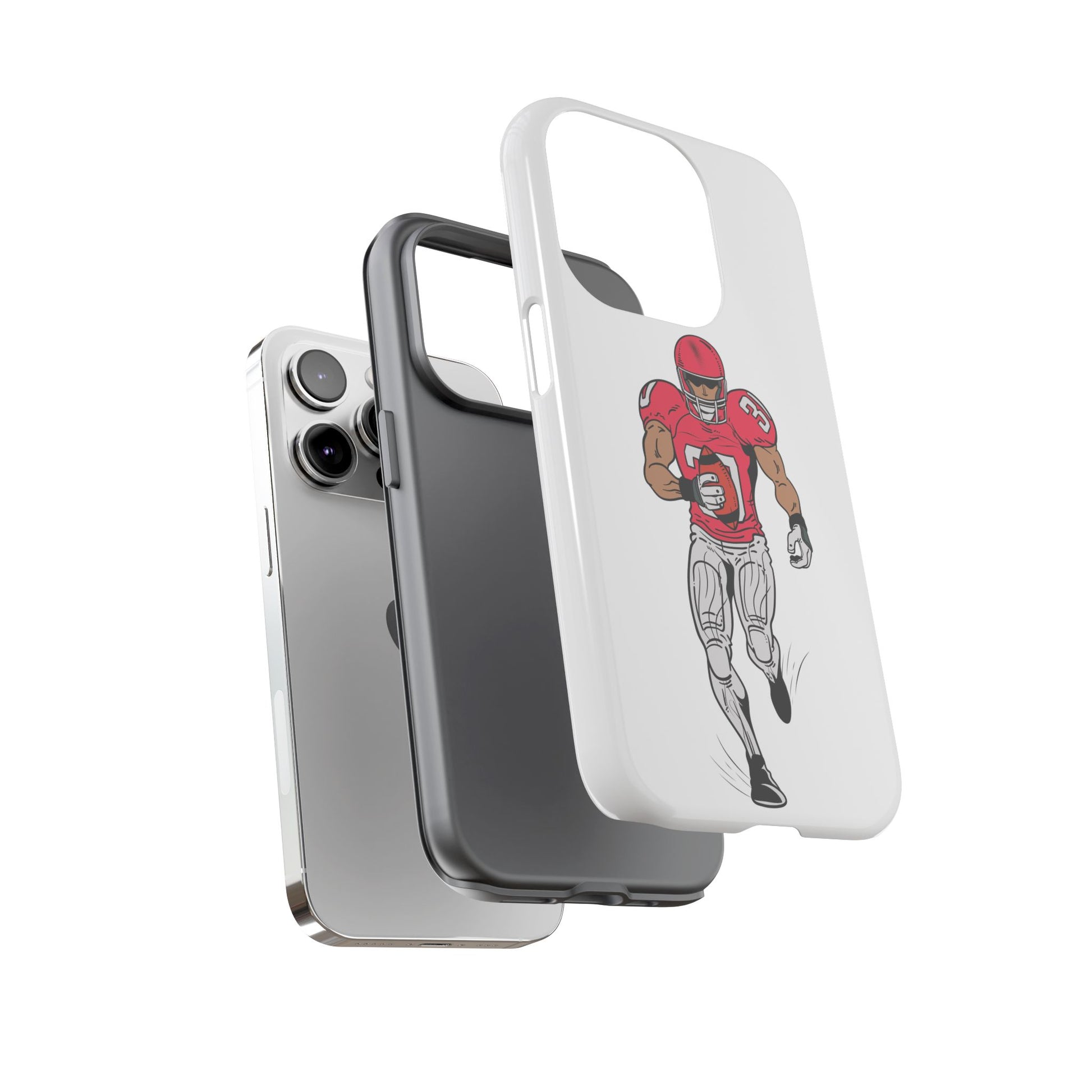 Football Player Tough Case, Sports Phone Cover, Athlete Gift, Tough Phone Case, Fall Sports, Football Lover's Accessory - TRV