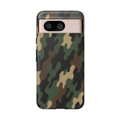Camouflage Phone Case, Tough Cases, Military Style, Unique Phone Accessories, Gift for Him, Durable Phone Cover - TRV