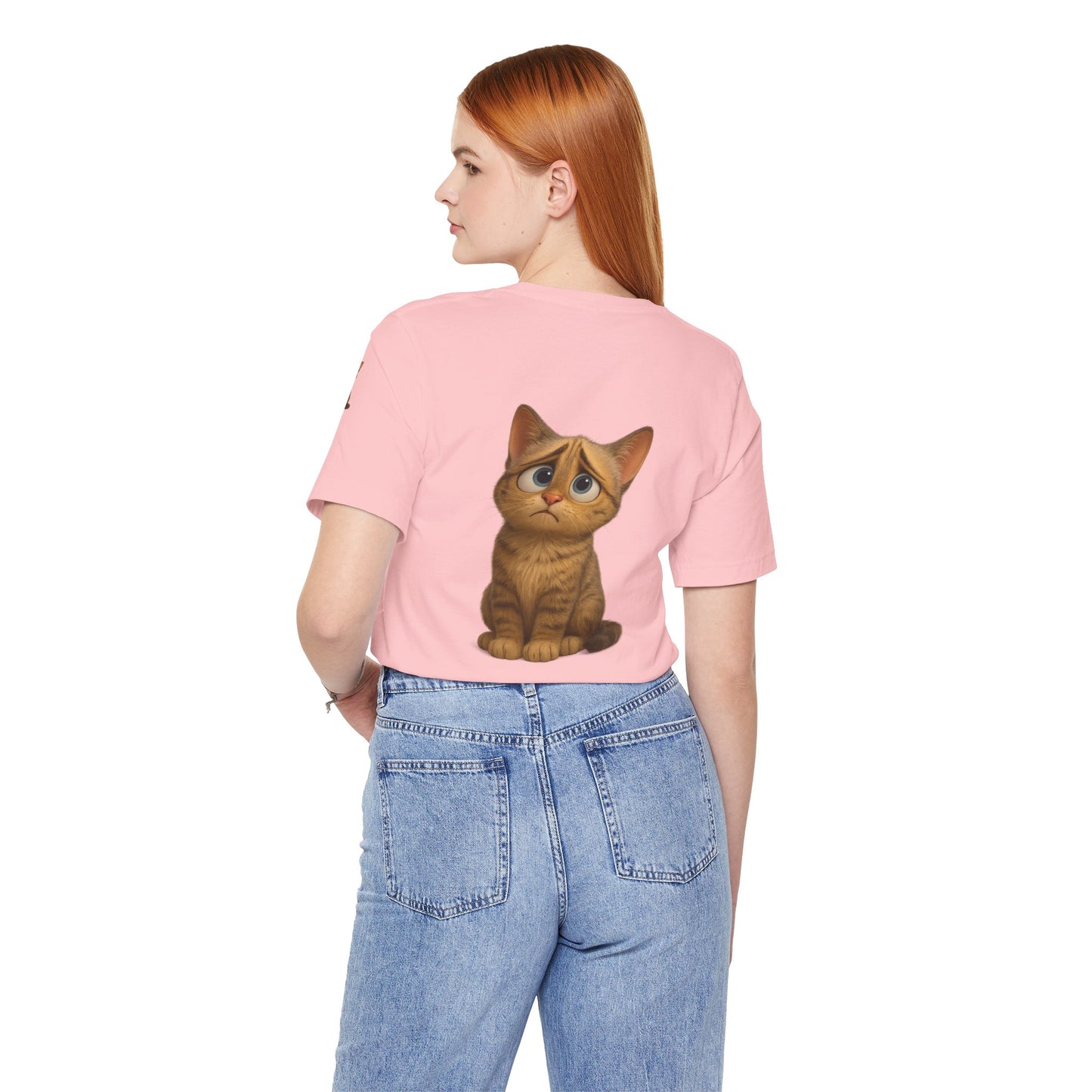 Adorable Cat Graphic Tee, Cute Pet Lover Shirt, Animal Lover Gift, Funny Cat Apparel, Birthday, Christmas, Everyday Use - TRV