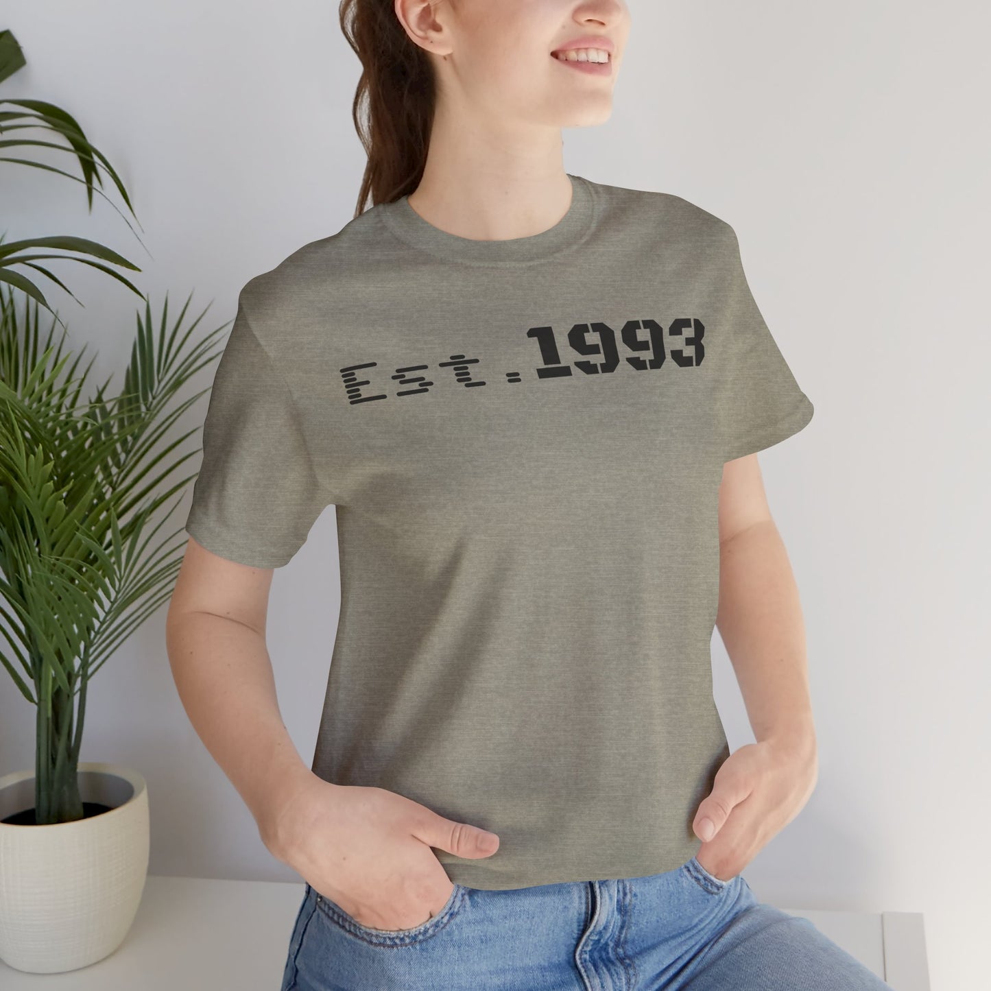 Est. 1993 Unisex Short Sleeve Tee - Perfect for Birthdays, Nostalgia, Casual Wear, Gifts, and Celebrations - TRV