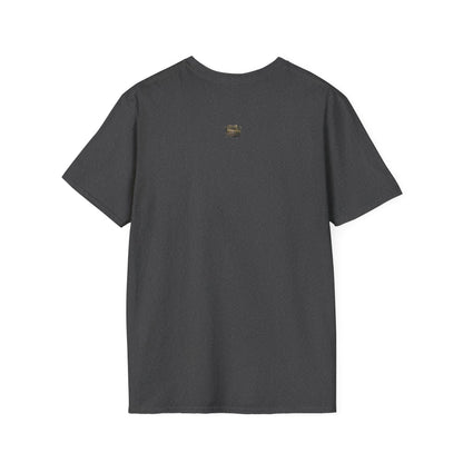 Nature Pathway T-Shirt featuring a vintage forest landscape design, made by Printify, showcasing a scenic outdoor woodland scene.