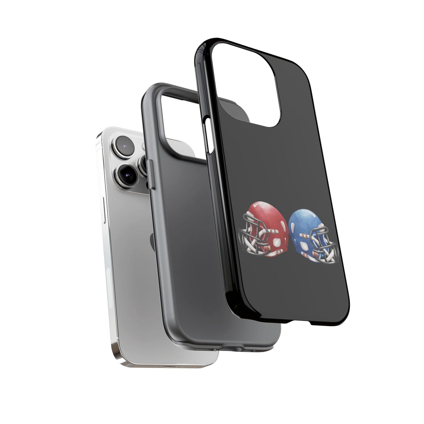 Football Helmet Phone Case, Tough Cases for Sports Fans, Gifts for Gamers, Durable Phone Cover, Unique Tech Accessories - TRV