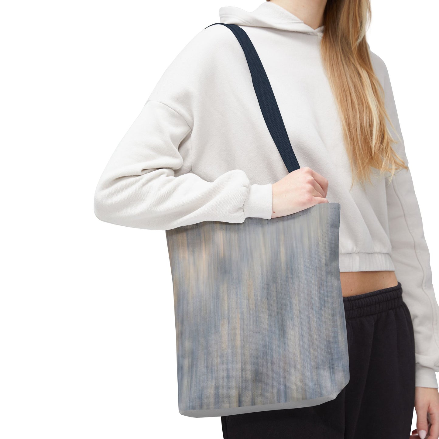 Abstract Textured Tote Bag - Stylish and Versatile for Everyday Use - TRV