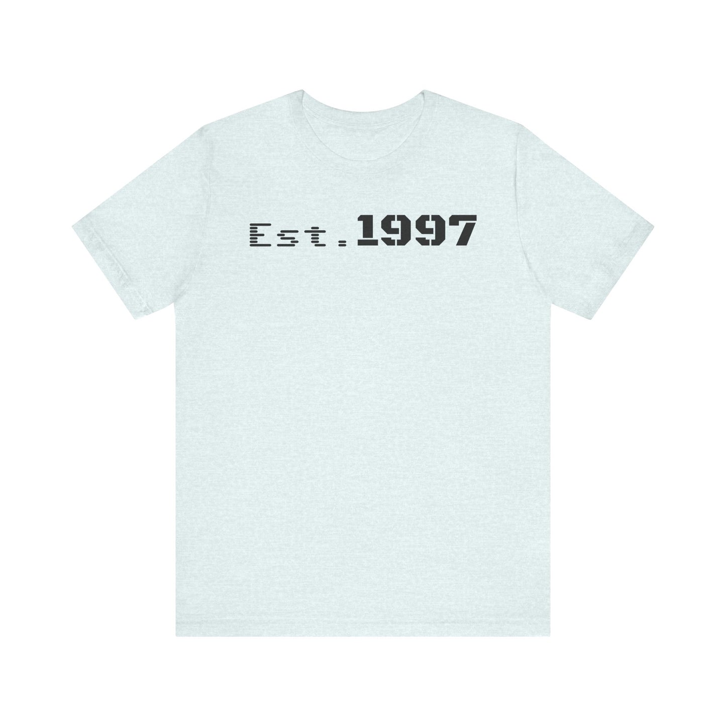 Est. 1997 Unisex Jersey Short Sleeve Tee - Vintage Style, Perfect for Birthdays, Casual Wear, Gifts, Anniversaries, Retro Fashion