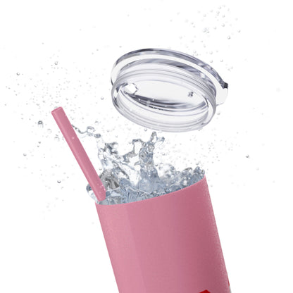 Skinny Tumbler — USA Flag 20oz Straw Tumbler (Patriotic Travel Cup)