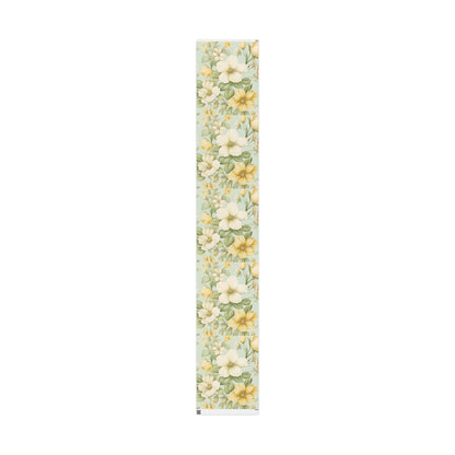 Floral Lemon Wrap — Citrus Blossom Wrapping Paper Roll