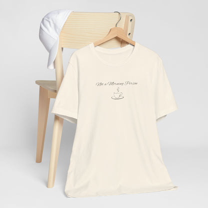 Casual Graphic Tee for Everyday Comfort, Unisex Jersey Tee with Inspirational Quote, Gift for Friends, Birthday Gift, Motivational Tee