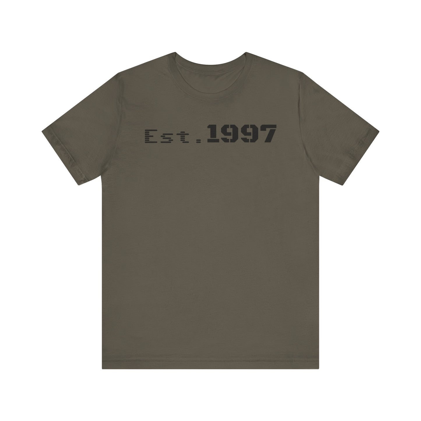 Est. 1997 Unisex Jersey Short Sleeve Tee - Vintage Style, Perfect for Birthdays, Casual Wear, Gifts, Anniversaries, Retro Fashion
