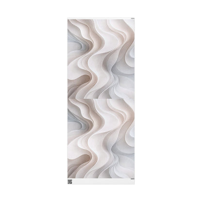 Marble Wave Wrapping Paper Roll — Neutral Abstract Gift Wrap
