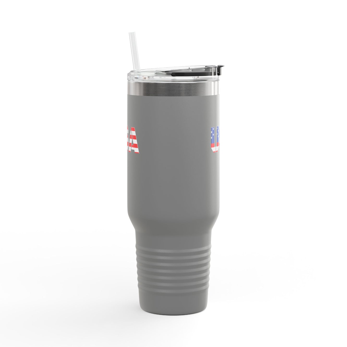 Insulated Travel Mug with USA Design - Perfect for Road Trips, Outdoor Adventures, and Gifts, 40oz Tumbler for Coffee, Tea, and More