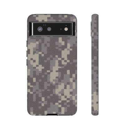 Camouflage tough phone case by Printify, rugged digital camo protective cover for smartphones with durable, military-style design.