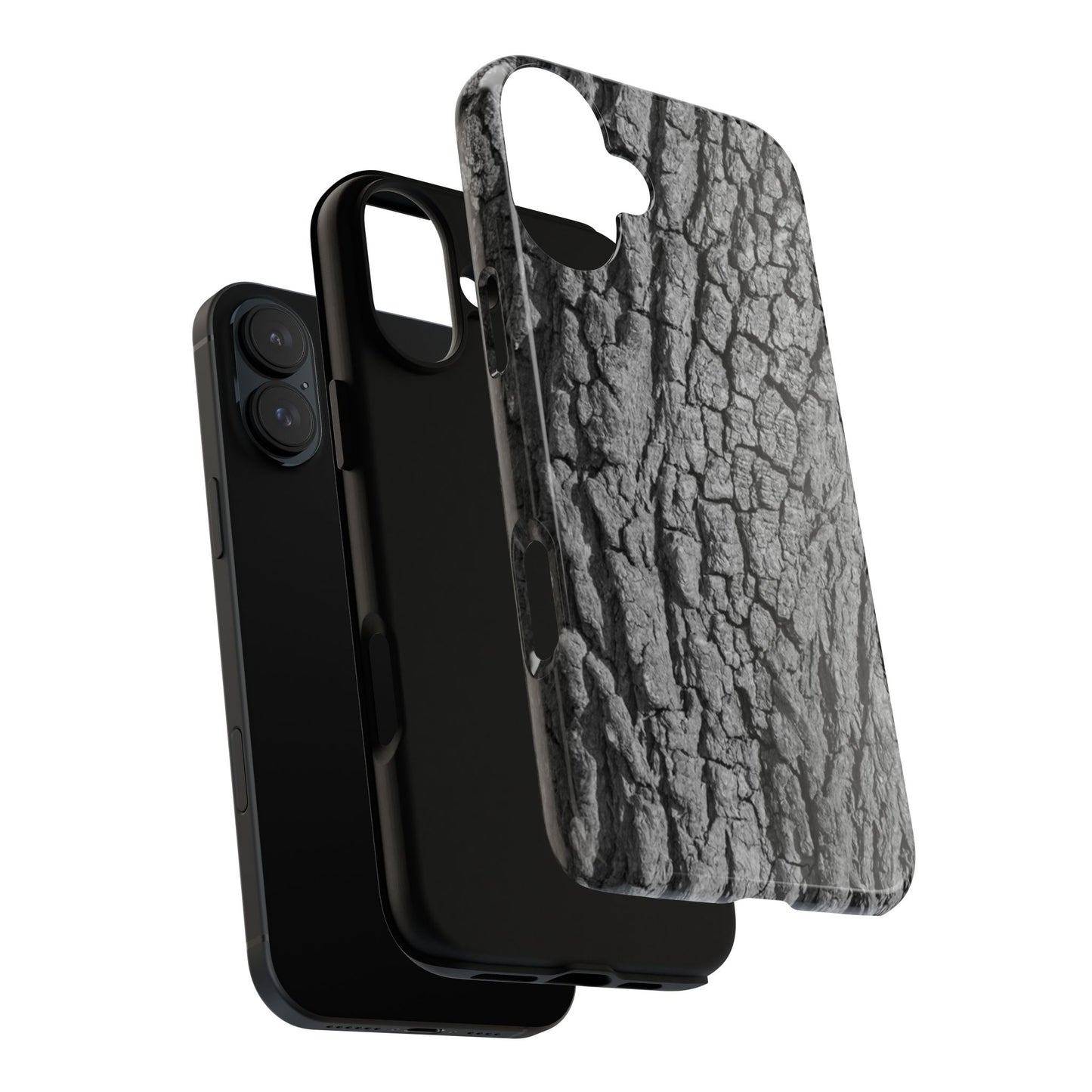 Rustic Bark Phone Case - Tough and Durable Protection - TRV