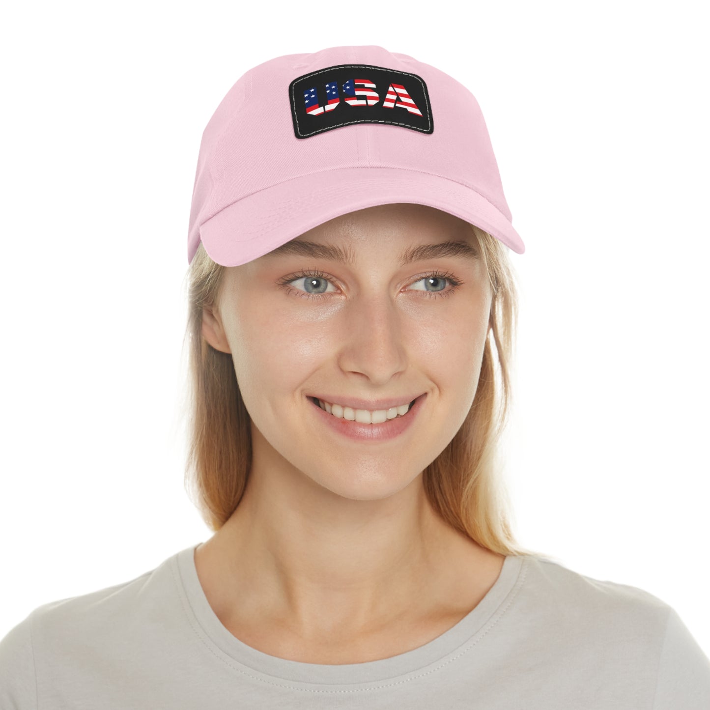 Dad Hat with USA Leather Patch - TRV