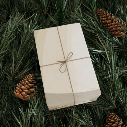 Neutral Abstract Circles Wrapping Paper