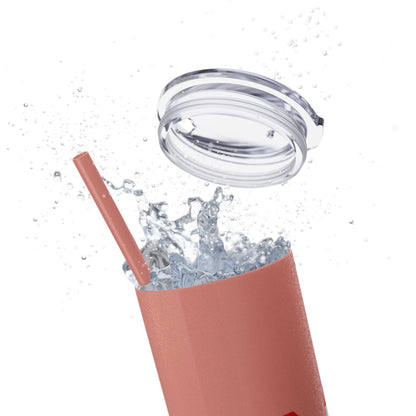 Skinny Tumbler — USA Flag 20oz Straw Tumbler (Patriotic Travel Cup)