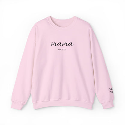 mama sweatshirt | simple script mom pullover - TRV