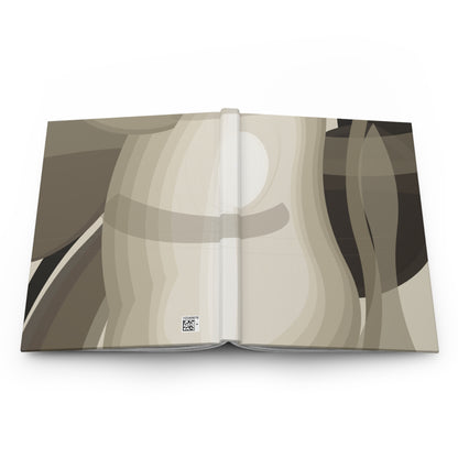 Neutral Abstract Shapes Journal | Hardcover Journal