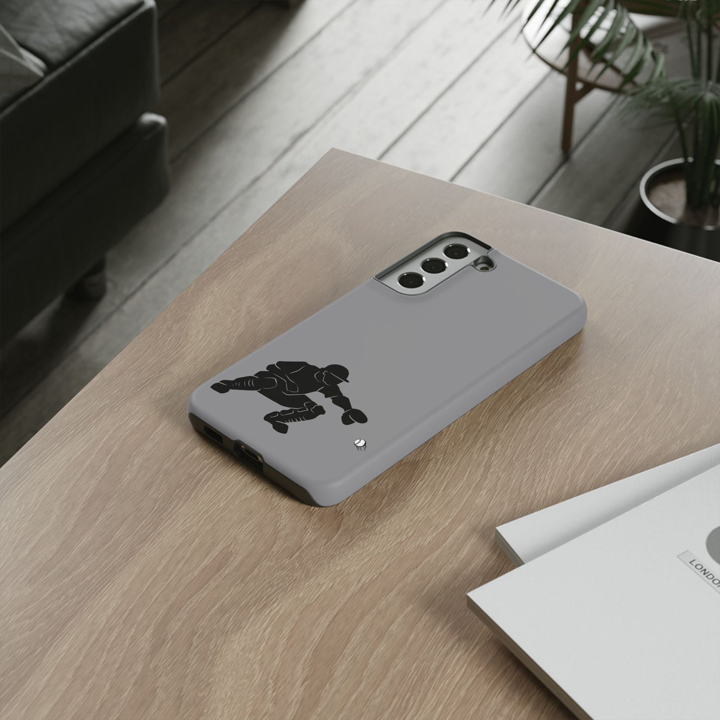 Baseball Catcher Phone Case - Tough Cases, Sports Phone Cover, Great for Athletes, Perfect Gift for Baseball Lovers, Unique Cell Phone Design - TRV