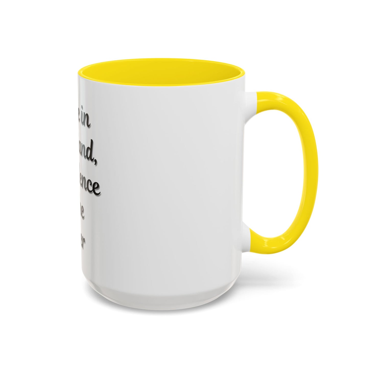 Inspirational Coffee Mug - "Coffee in One Hand, Confidence in the Other" - TRV
