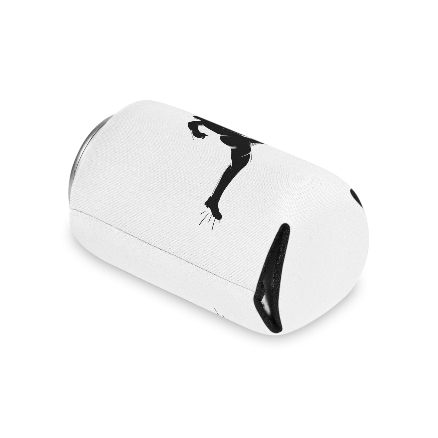 Football Player Can Cooler – Running Ball Carrier Beverage Koozie