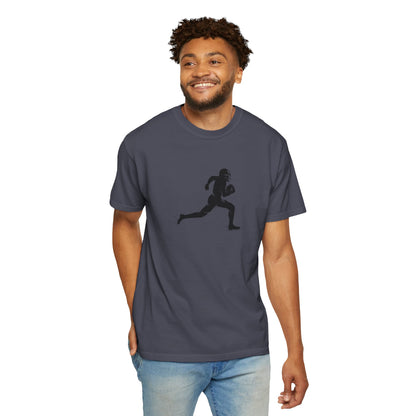 Football Player Graphic Unisex T-Shirt, Casual Sports Tee, Gift for Athletes, Workout Shirt, Everyday Wear, Unique Running Apparel