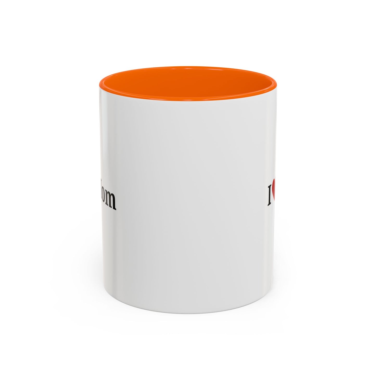 I Love Mom Accent Coffee Mug - Perfect Gift for Mother's Day & Special Occasions - TRV