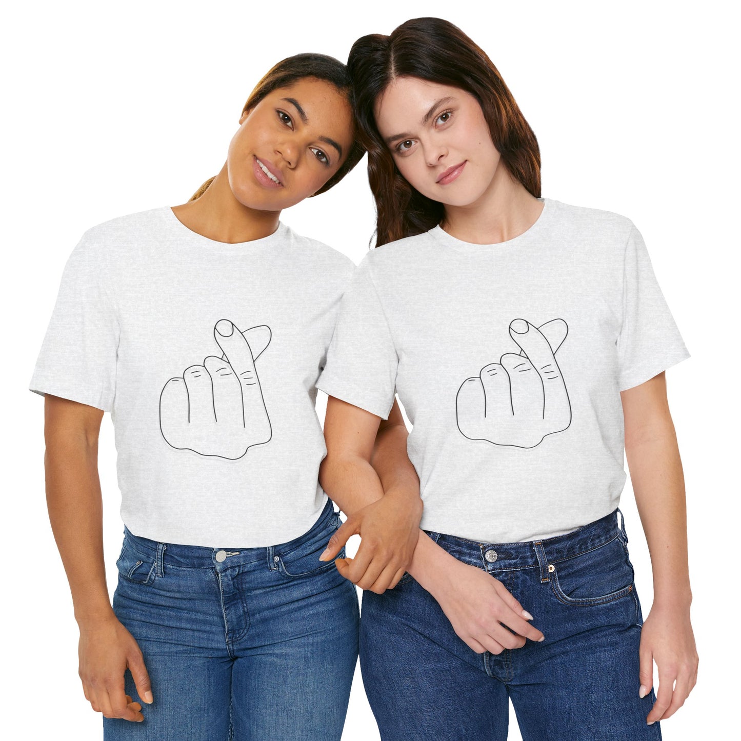 Minimalist Hand Sign Unisex Tee | Casual Everyday Wear | Perfect for Gift Givers