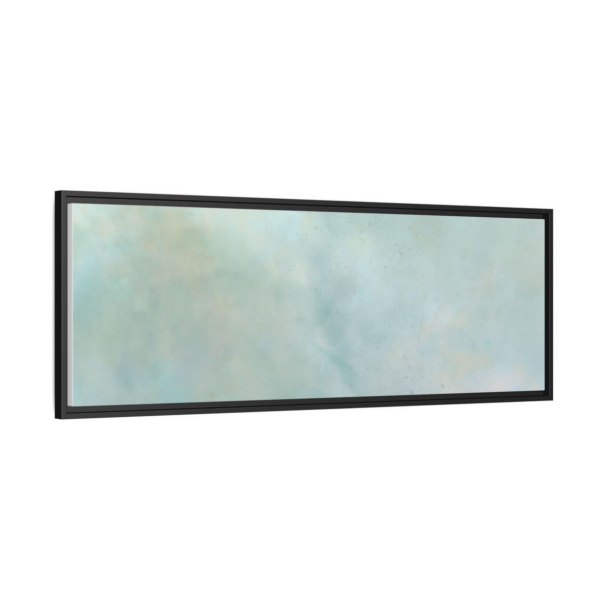 Soft abstract pastel watercolor on matte canvas, featuring gentle hues and artistic brushstrokes from Printify.