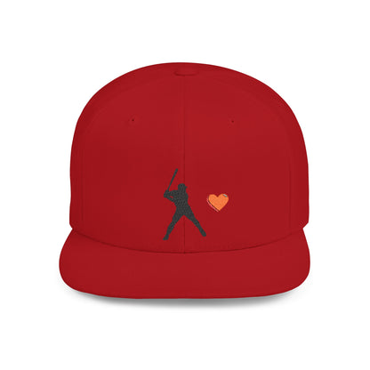 Baseball Love Snapback Hat | Gift for Sports Fans, Casual Wear, Team Spirit, Father's Day, Birthday, Outdoor Activities - TRV