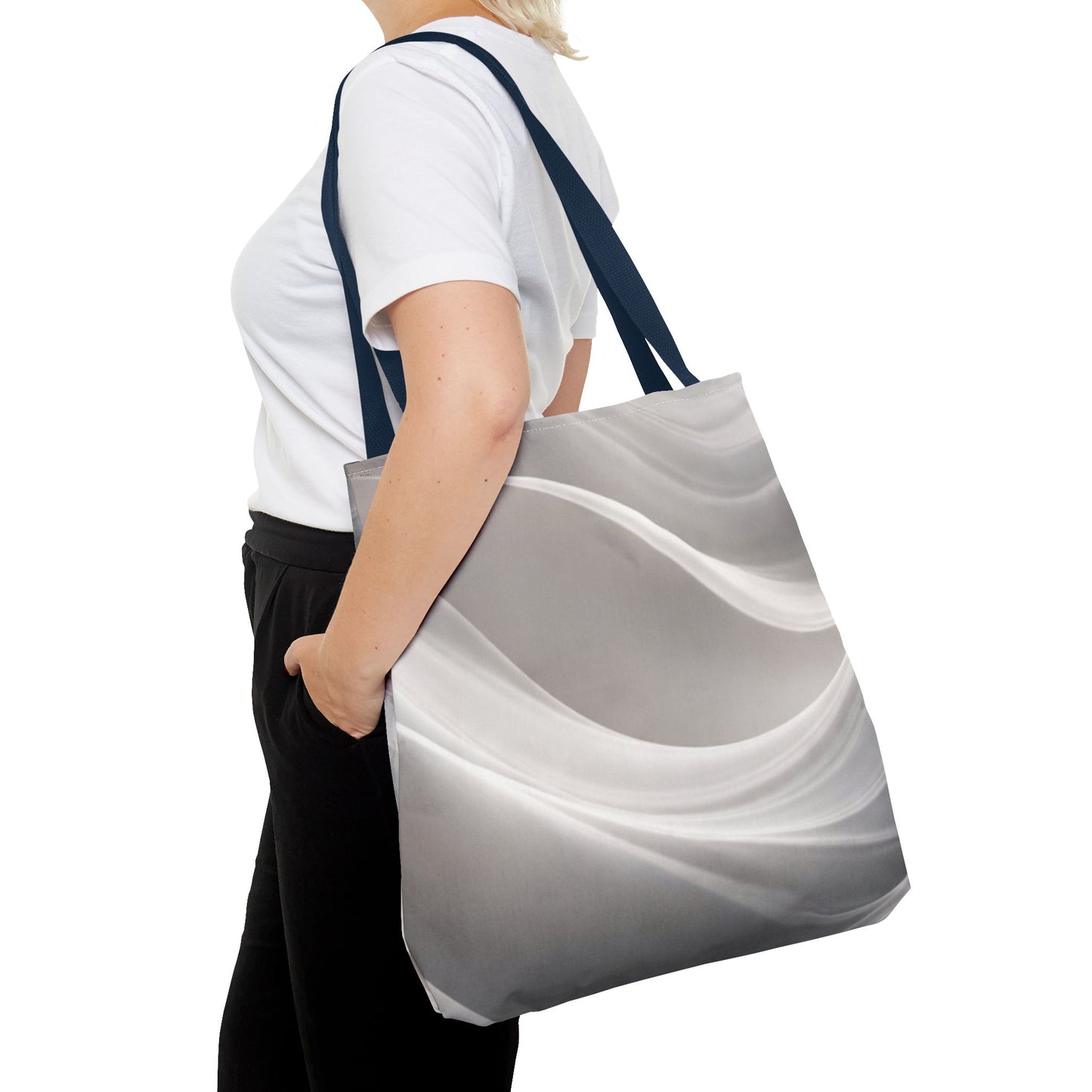 Soft Marble Wave Tote