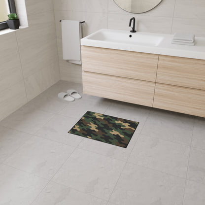 Heavy duty Printify floor mat with textured surface, designed for durability and heavy foot traffic.