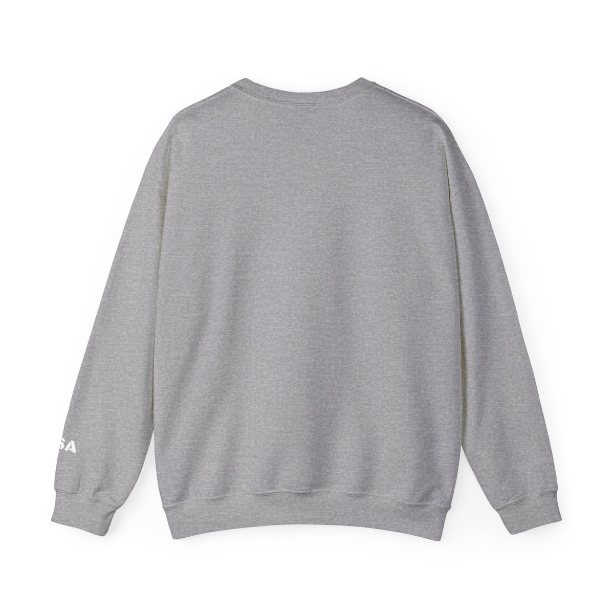 Red, white, and blue USA crewneck sweatshirt by Printify with patriotic design, perfect for casual wear and seasonal gifting.