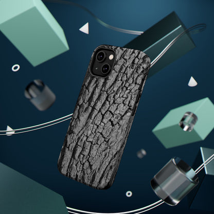Bark Texture Magnetic Impact Phone Case