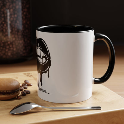 Vampire Lip Accent Coffee Mug - 11oz & 15oz - Unique Halloween Gift - TRV