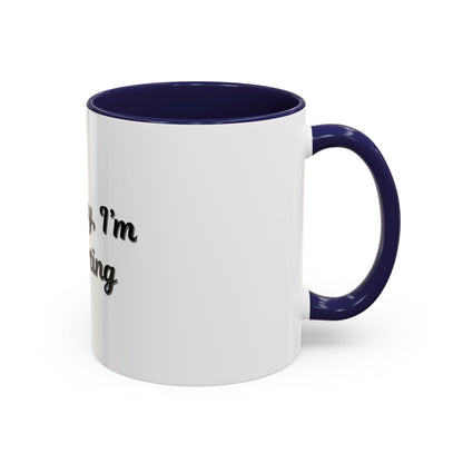 Introvert Coffee Mug - Go Away, I'm Introverting - Black Accent for Relaxing Moments - TRV