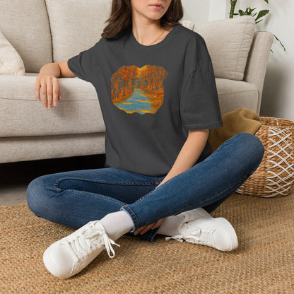 Autumn Pathway Unisex Softstyle T-Shirt, Cozy Fall Shirt, Nature Lover Tee, Scenic Route Top, Gift for Hikers, Casual Wear, Outdoor [...]