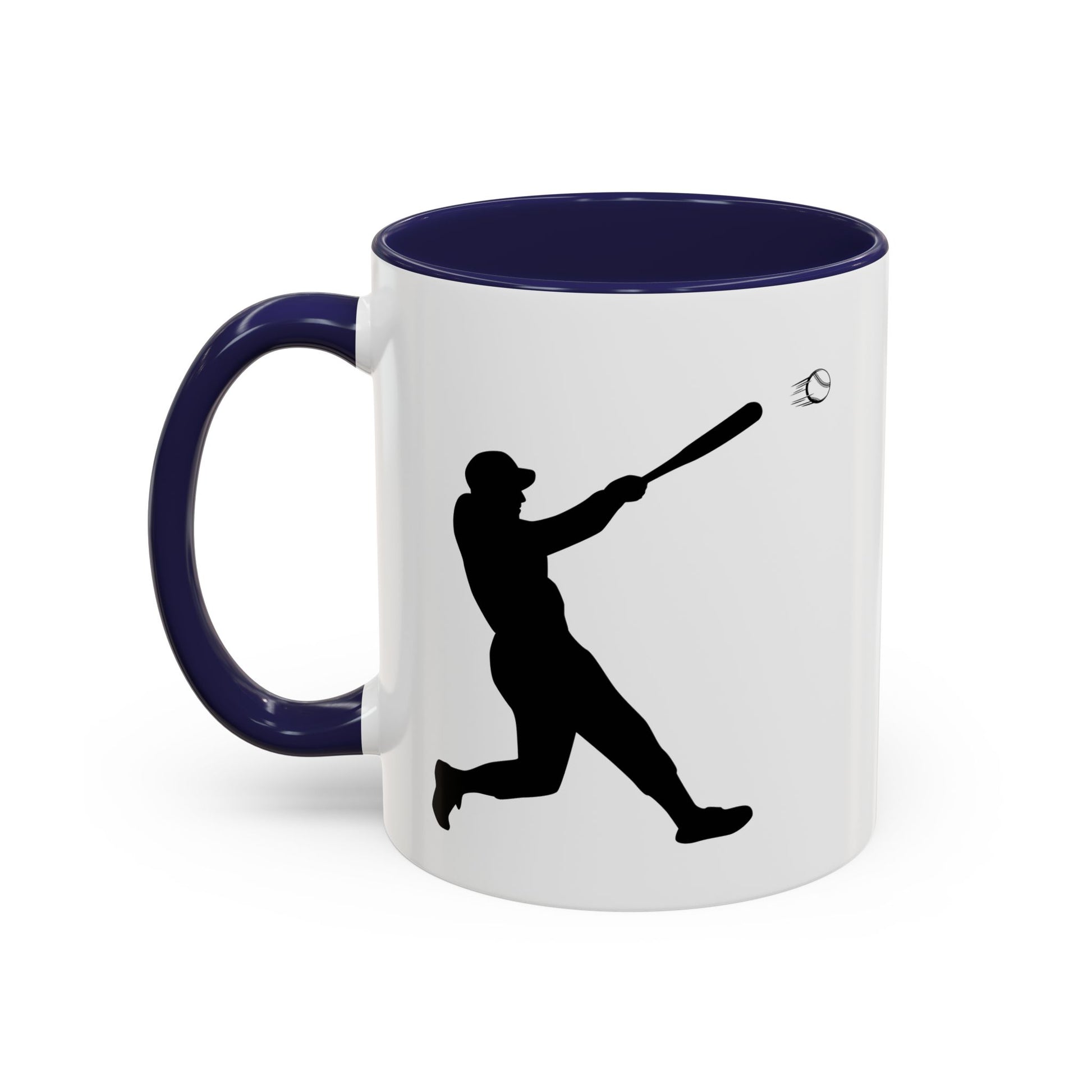 Baseball Player Accent Coffee Mug, Sports Gift, Baseball Lover Mug, Unique Coffee Cup, Personalized Sports Mug - TRV