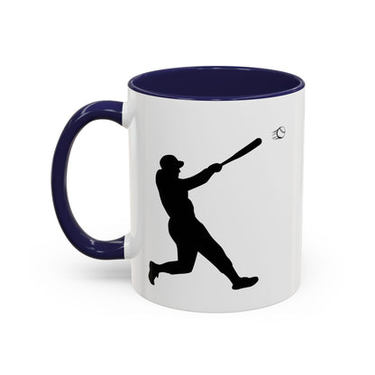 Baseball Player Accent Coffee Mug, Sports Gift, Baseball Lover Mug, Unique Coffee Cup, Personalized Sports Mug - TRV