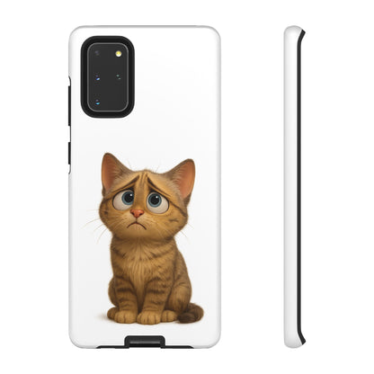 Cute Cat Phone Case, Funny Kitty Case, Animal Lover Gift, Cat Lover Accessory, Unique Cat Design Case, Pet Mom Gift - TRV