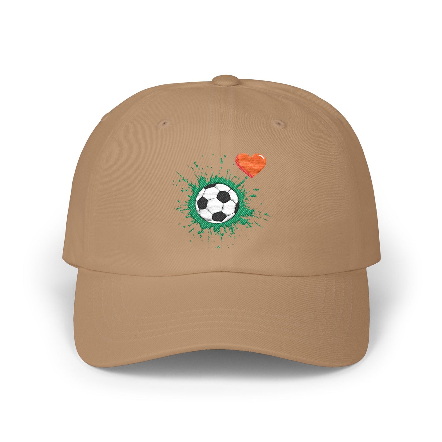 Soccer Love Dad Cap | Perfect Gift for Sports Lovers, Father's Day, Outdoor Events, Casual Wear, Adjustable Cap - TRV
