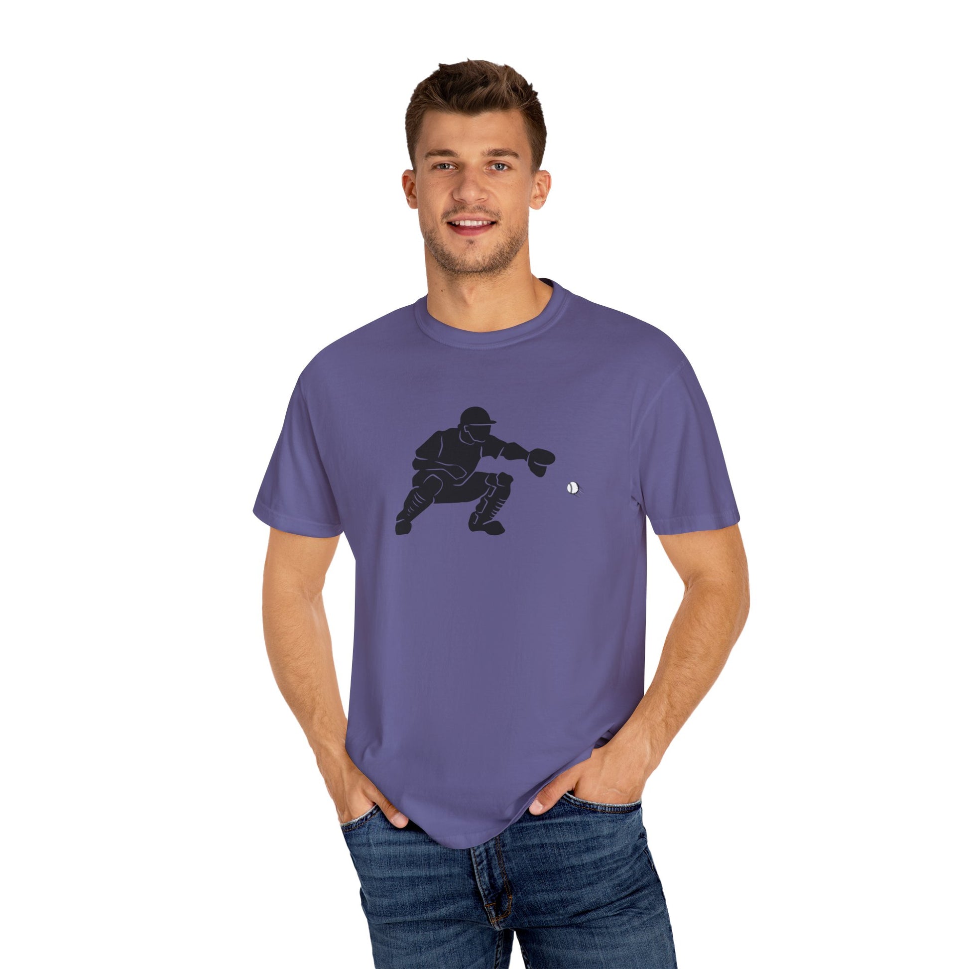 Stylish Unisex Baseball Catcher T-Shirt with Catcher Design, Sports Tee, Baseball Fan Gift, Athletic Apparel, Gift for Him/Her - TRV