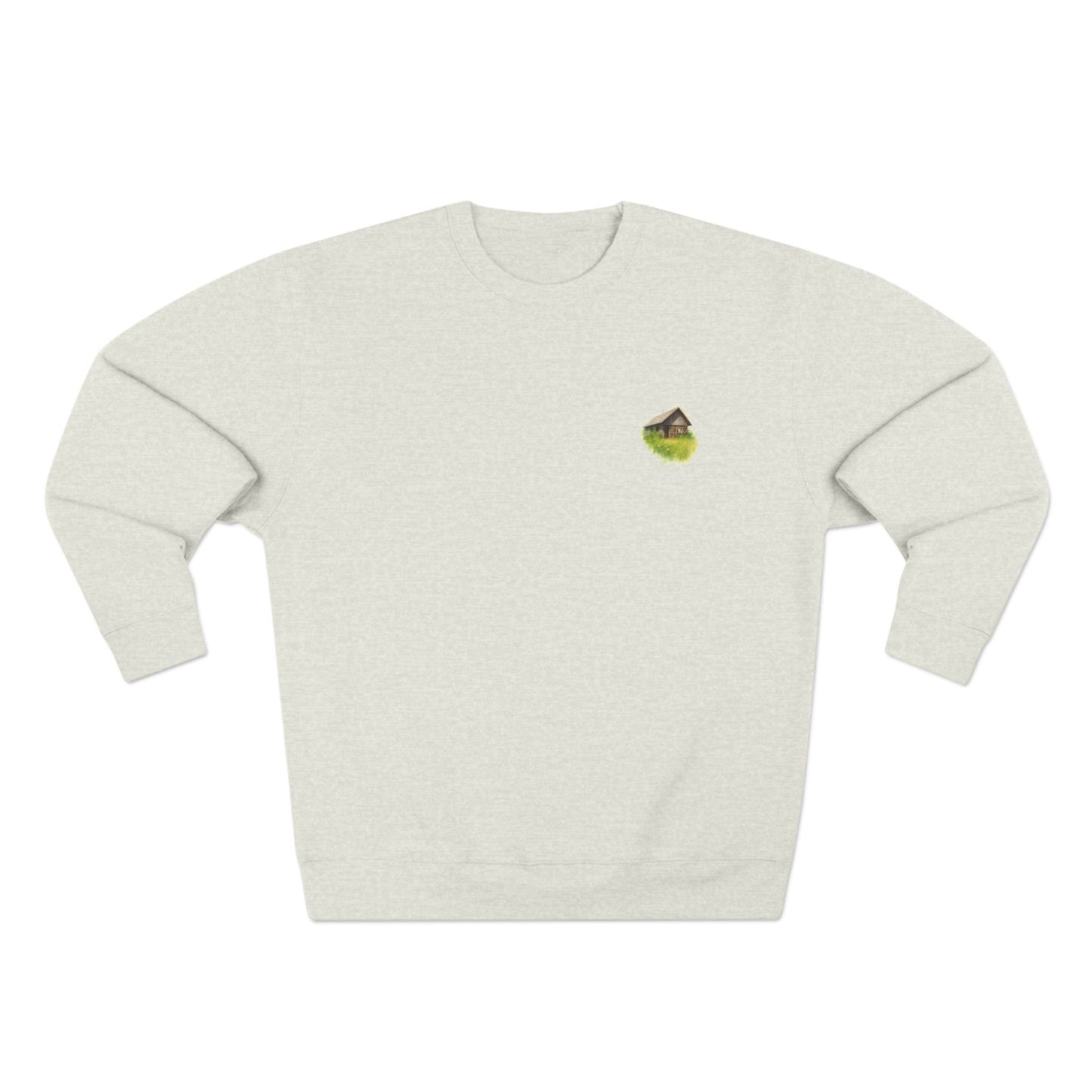 Cozy Art Print Crewneck Sweatshirt: Nature Lover, Graphic Sweater, Unique Gift, Home Decor Apparel, Casual Style - TRV