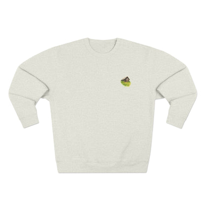 Cozy Art Print Crewneck Sweatshirt: Nature Lover, Graphic Sweater, Unique Gift, Home Decor Apparel, Casual Style - TRV