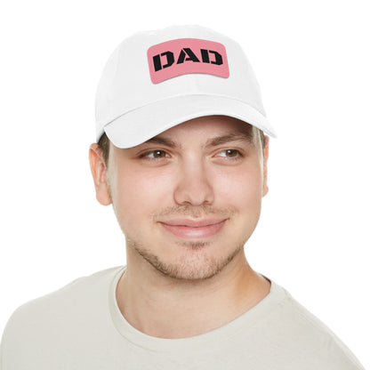 Stylish Dad Hat with Leather Patch | Perfect Gift for Fathers Day, Casual Wear, Dad's Birthday, Outdoor Activities