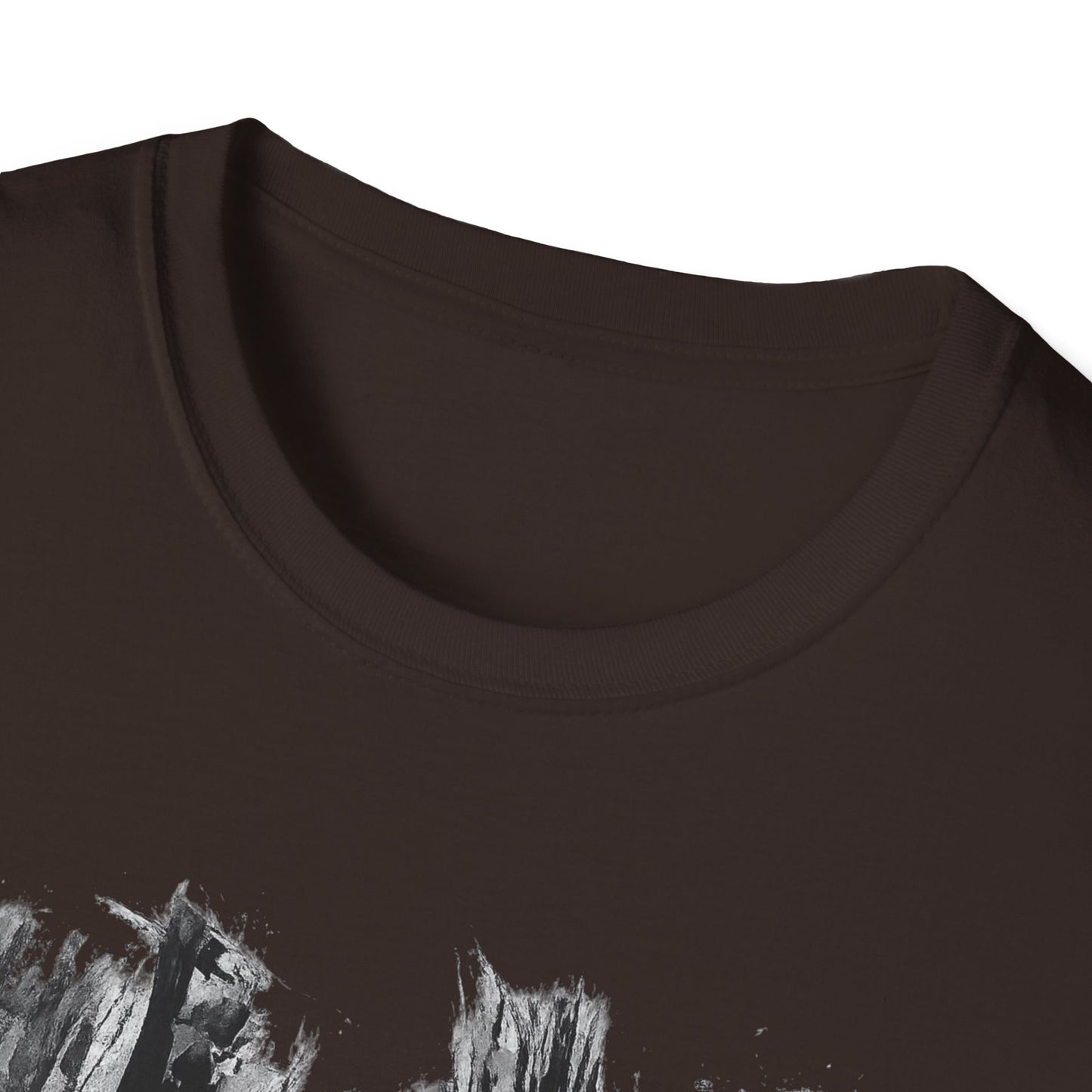 Minimalist Nature-Inspired Unisex Softstyle T-Shirt, Casual Wear, Everyday Style, Gift for Nature Lovers, Eco-Friendly Fashion