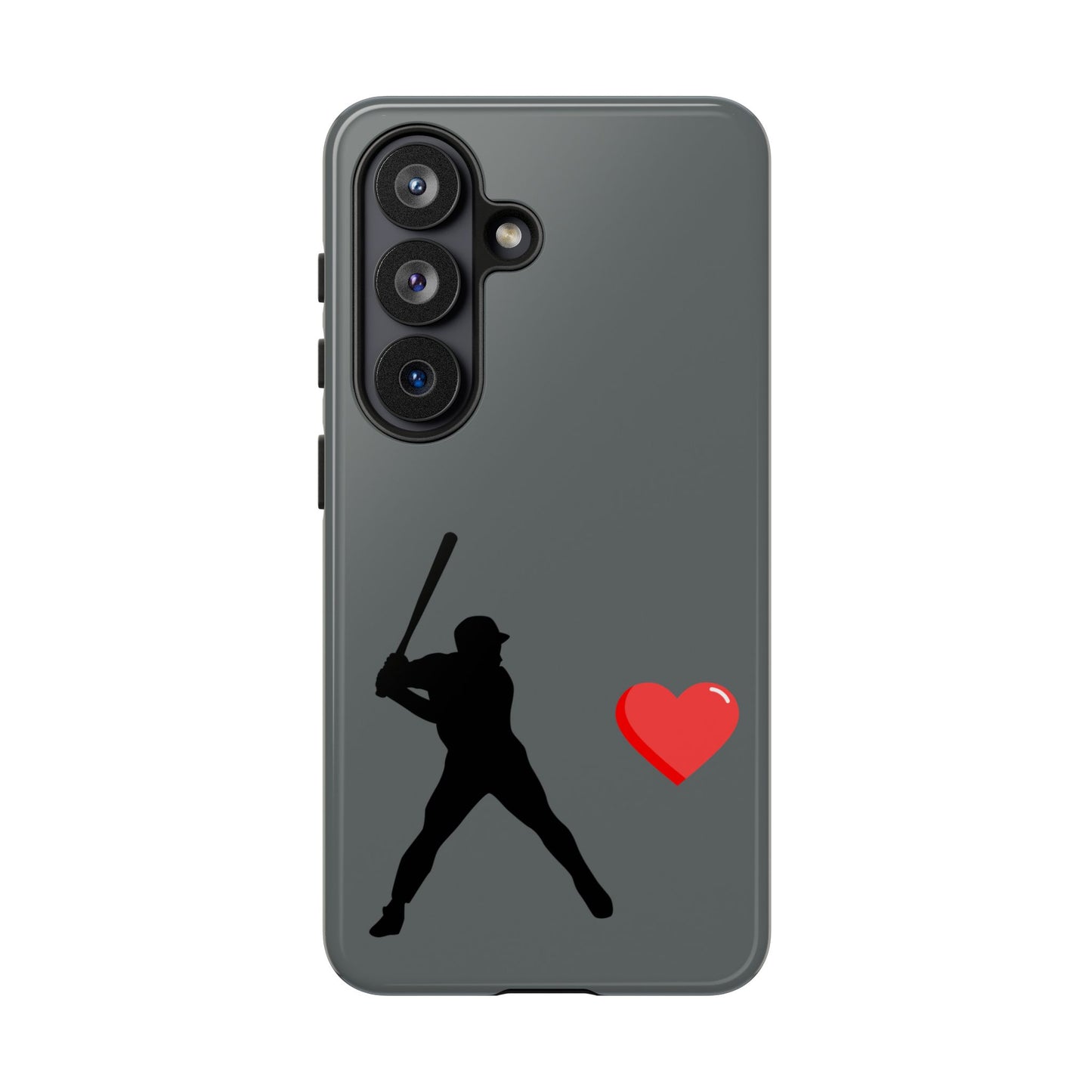 Printify Baseball Love phone case featuring sports-themed design, durable protective cover for sports enthusiasts.