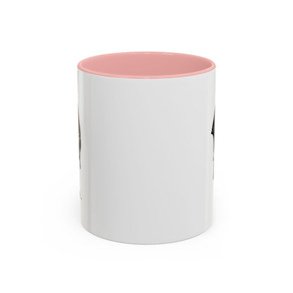 Black Dripping Lips Accent coffee mug with bite graphic, 11oz or 15oz, featuring bold, artistic lip design by Printify.