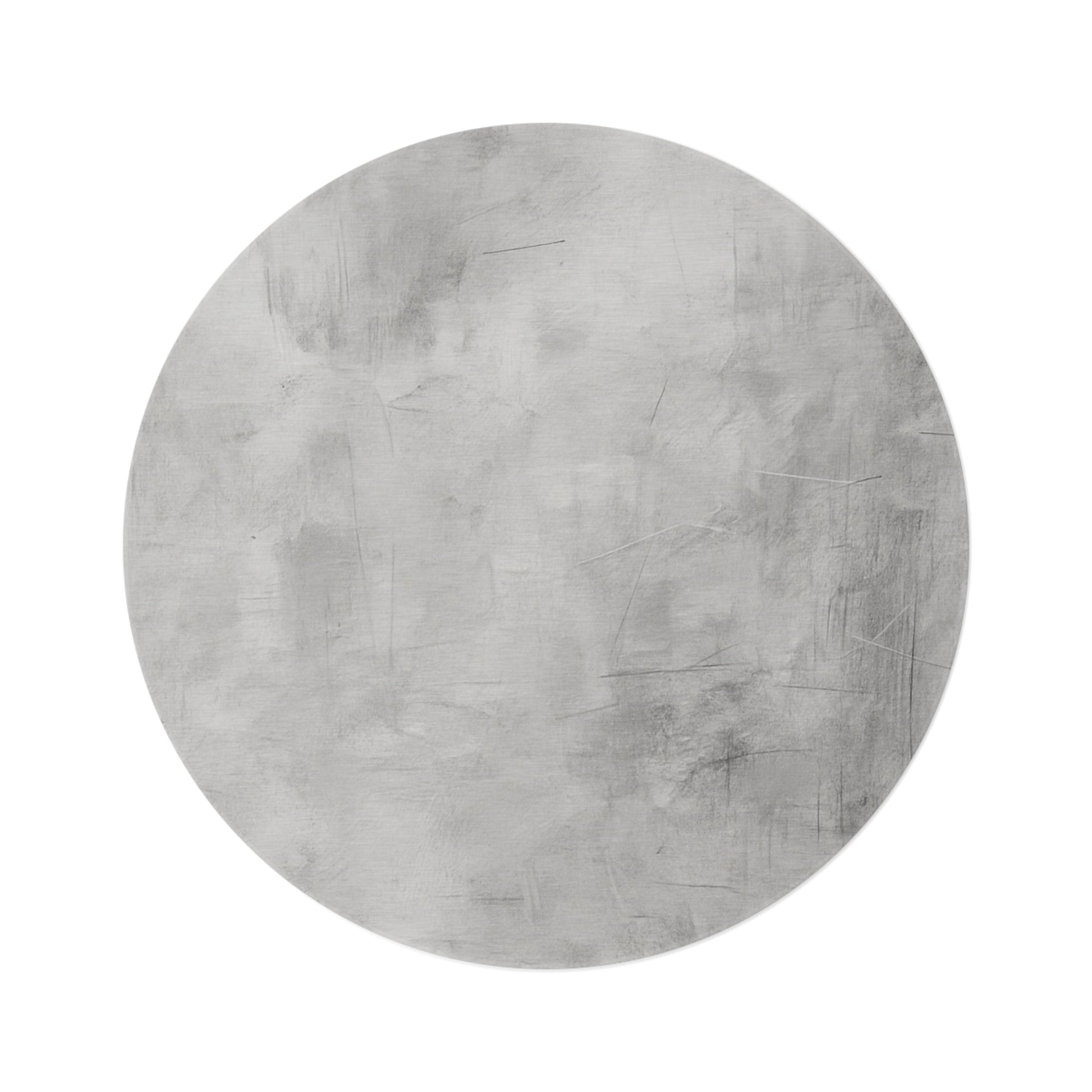 Modern round soft area rug by Printify, perfect as a stylish accent for living rooms or bedrooms.